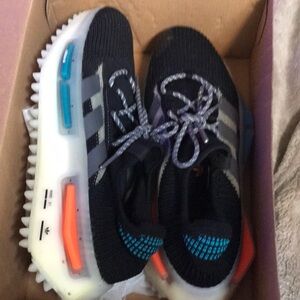 Adidas MensBlack and Blue Sneakers nwt